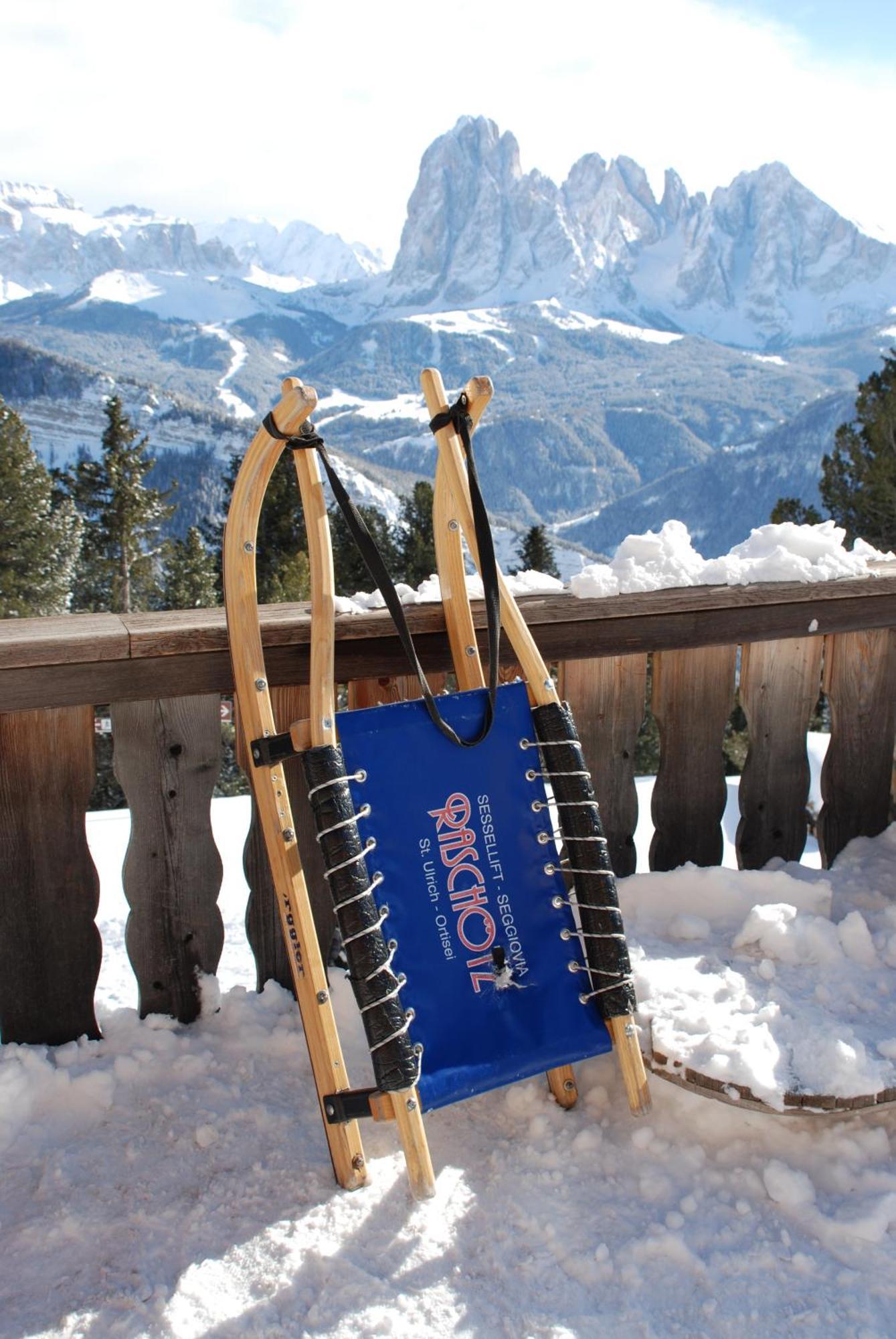 Chalet Da Mont Resciesa Ortisei Bagian luar foto
